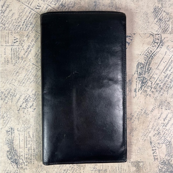 Prince Gardner Leather Travel Wallet Genuine Cowhide Bi Fold A6 - Picture 1 of 14